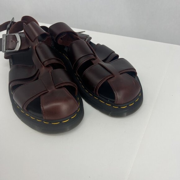 Dr. Martens Brown Leather Sandals main image 8
